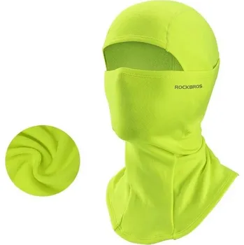 Čepice ROCKBROS Zimní kukla na outdoorové aktivity ZELENÁ