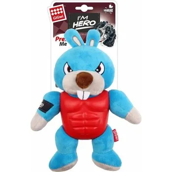 Hračka pro psa GiGwi Plyšová obrněná hračka králík