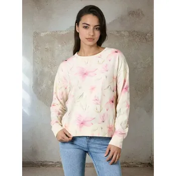 Dámský svetr Sinsay - Svetr s viskózou a květinovým vzorem - vícebarevná - 665GZ-MLC - 665GZ-MLC-XS