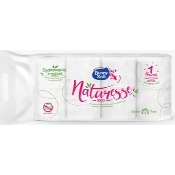 Nářadí pro automobil Bunny Soft Naturesse Toaletní papír, dvouvrstvý, 180 listů, 8Ks