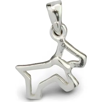 Náramek ORIENTAL Stříbrný přívěsek Pes (Ag 925/1000, )