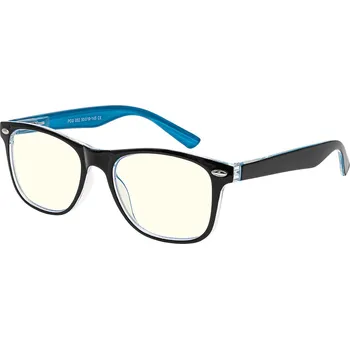 GLASSA Blue Light Blocking Glasses PCG 032, + 2,00 dio, černo / modré