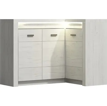 Komoda Komoda Veneti 131 x 42 x 104 cm bílá