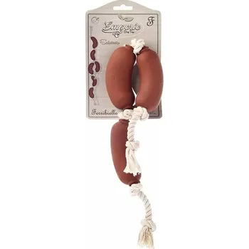 Hračka pro psa Ferribiella Italské klobásky SALSICCIA 55 × 5 × 4,5 cm (V×Š×H)