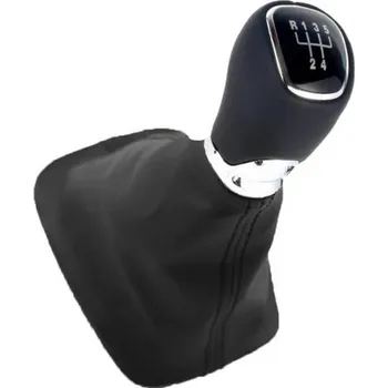 Hlavice řadicí páky PROTEC Řadící páka s manžetou, Škoda Fabia 1 1999 - 2008 5 rychlostní černá