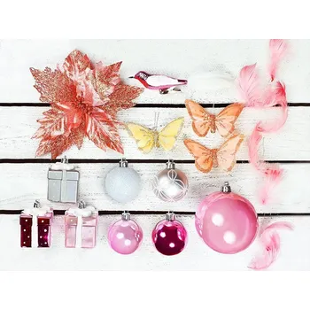 LAALU Vánoční ozdoby - sada PRINCEZNA ANNA, na stromky 240 - 270 cm