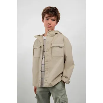 Dívčí bunda Dětská bunda Mayoral Boston by Mayoral 6425.7H.Boston.PPY2 béžová 80X, vel. 152