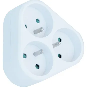 Elektrická zásuvka VELAMP zásuvková rozdvojka trojitá TRIPLITE