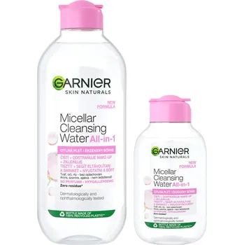 Kosmetika GARNIER Skin Naturals Micellar Water 3in1 Sensitive 700 ml + Travel Size 100 ml