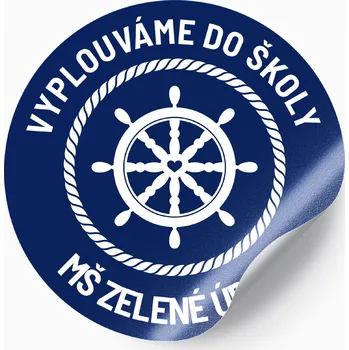 Svatební dekorace Nálepka kormidlo