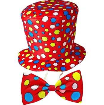 Widmann Sada na klauna, klobouk motýlek červená