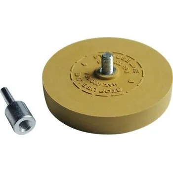 Brusný kotouč KUNZER gumový kotouč na odstranění folií, samolepek, zbytků lepidel, průměr 85 mm