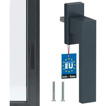 Okenní klika Okenní klika grafitová hliníková okenní klika - grafit \ hliník