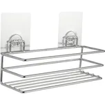 Compactor Bestlock Magic Samolepicí polička na kořenky, bez vrtání, chrom