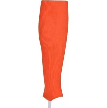 Fotbal MERCO Chelsea fotbalové štulpny s podpínkou oranžová, senior, sada 6 ks