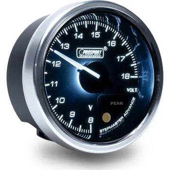 Prosport Performance Přídavný budík řady Supreme, měřená hodnota voltmetr