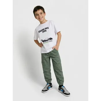 Chlapecké tričko Sinsay - Bavlněné oversize tričko s potiskem - bílá - 140HW-00X - 140HW-00X-170