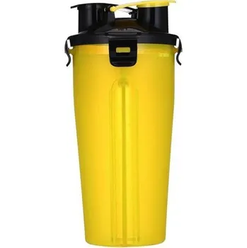 Miska pro psa Surtep Cestovní láhev na vodu a granule, barva Žlutá