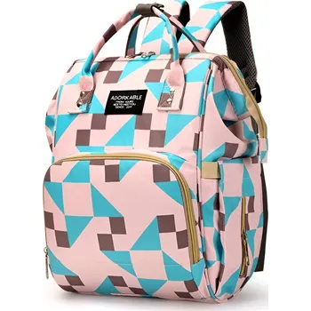 Přebalovací taška Livefy Jessy Triangle, růžový