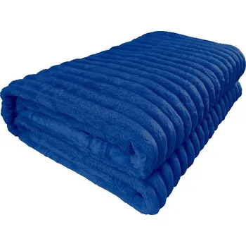deka 4sleep Mikroplyšová deka 220 × 200 cm Viola, modrá