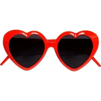 Sluneční brýle Okulary Widmann ve tvaru srdce, červené