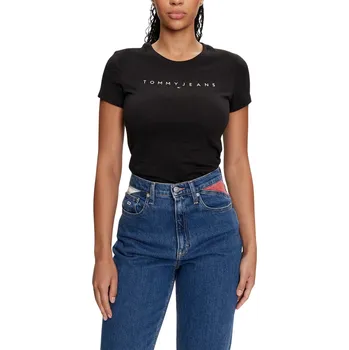 Dámské tričko TOMMY JEANS Černé dámské tričko S