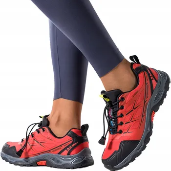 Dámské tenisky TREKOVÉ BOTY Dámské Oranžové SPORTOVNÍ Nepromokavé Šněrovací vel. 39