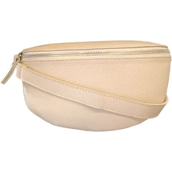 Ledvinka Vera Pelle kožená ledvinka velká světle béžová 1561- d37 béžová