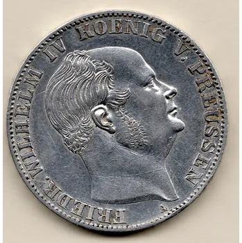 Fridrich Vilém IV. – 1 tolar 1859 A, Berlín Prusko 18,50 g