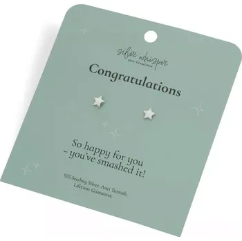 Náušnice HOT DIAMONDS Silver Whisper SWE003 (Ag 925/1000; 0,64 g)