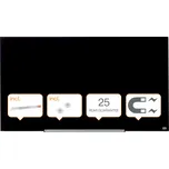 NOBO DIAMOND Glass 126x71.1cm černá