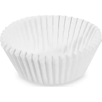 Jednorázové nádobí Wimex Cukrářský košíček bílý průměr 35 × 20 mm - 1000 ks