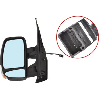 Auto-moto ACI zrcátko pro OPEL Movano 10- s blikačem 16W (pro bílou žárovku), krátké rameno L