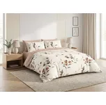 Oboustranné povlečení DUO SENSE SOFIRA krémové + povlak na polštářek 40x50 cm ZDARMA Rozměr povlečení: 70 x 90 cm | 140 x 200 cm