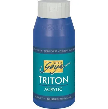 Výtvárné potřeby KREUL TRITON SOLO GOYA, ultramarín.modrá, 750 ml