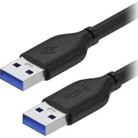 AlzaPower Core USB-A to USB-A 3.2 Gen 1 3m černý