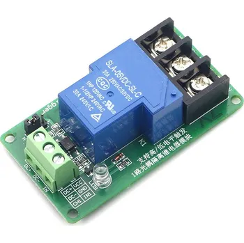 Relé LaskaKit_cz 1-kanál 5V relé modul, High-Low 250VAC 30A