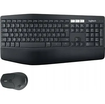 Klávesnice Logitech MK850 Performance - Klávesnice a sada myši - bezdrátový - Bluetooth, 2.4 GHz - AZERTY - francouzská