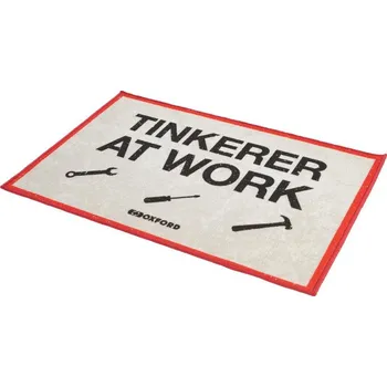 OXFORD rohožka před vstupní dveře TINKERER červená/šedá, rozměr 90 x 60 cm
