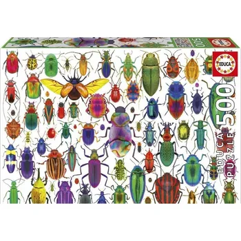 Puzzle Educa Puzzle 500 dílků Educa Puzzle 500 dílků Barevný hmyz