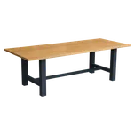 Sunfun Anni Zahradní stůl, 240 × 100 × 75 cm, teakové dřevo, hliník