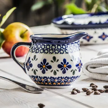 Konvička na mléko Keramická konvička na mléko Bolesławiec 250 ml - dek. DU60