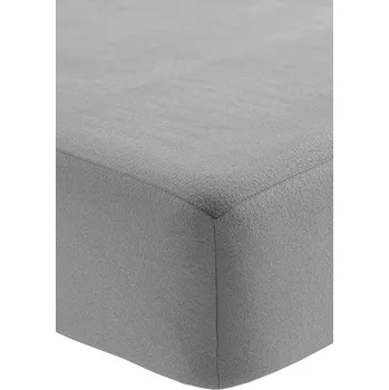 Prostěradlo Fleecové prostěradlo s gumičkou 90 × 200 cm, světle šedé