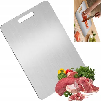 Kuchyňské prkénko Krájecí Prkénka 39 x 28 cm Oboustranná Titanová Krájecí Prkénka do Kuchyně