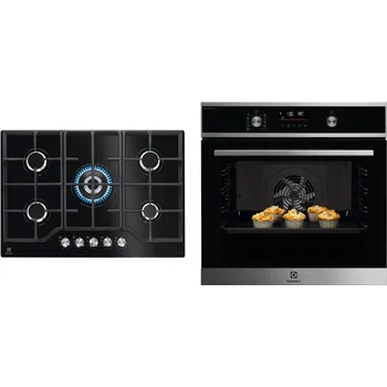 Set domácích spotřebičů ELECTROLUX 600 SteamBake EOD6F77WX + 600 PRO StepPower KGG75362K