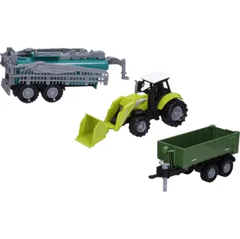 autíčko WIKY Traktor s příslušenstvím a efekty 17 cm