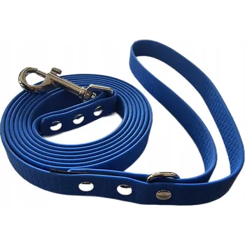 Vodítko pro psa Vodítko tréninkové vodítko biothane hexa modré 2m