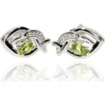 Zlatnictví Helios Náušnice s Olivínem B50249