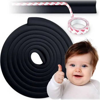 Dětsný nábytek Ricokids Bezpečnostní pěnová páska 798711 černá 6 m