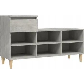 Botník VidaXL Botník 36 x 102 x 60 cm světlý beton